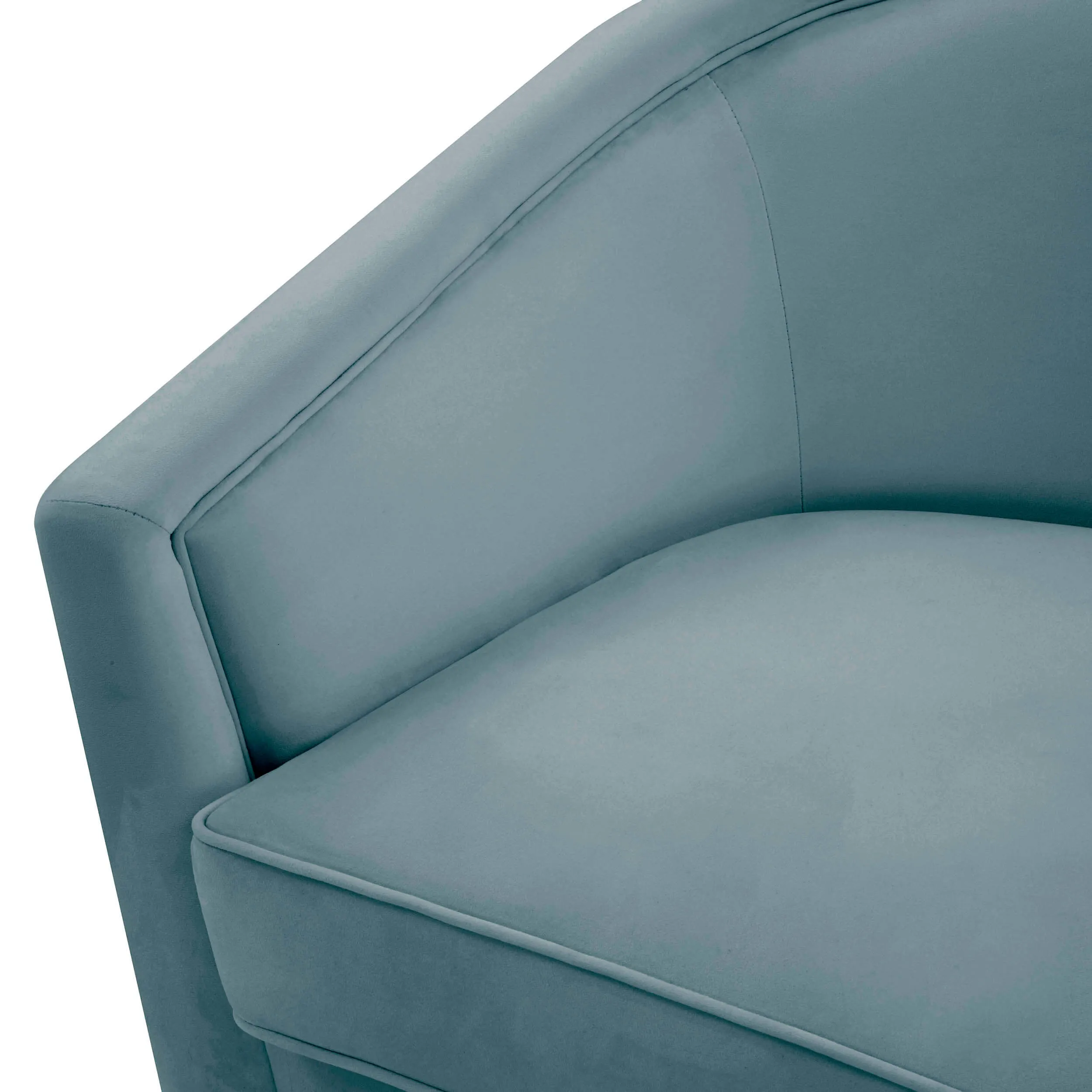 Flapper Swivel Chair, Bluestone