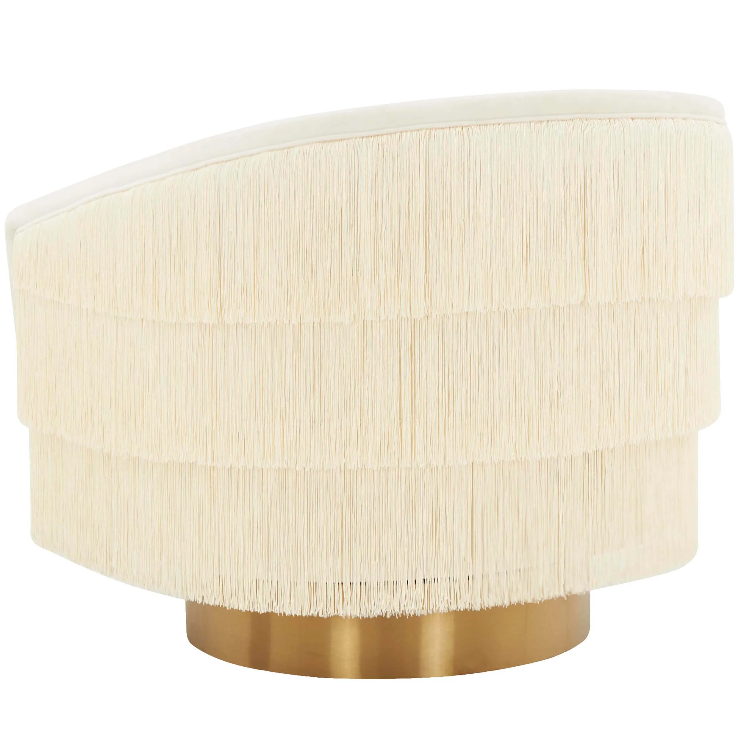 Flapper Swivel Chair, Cream