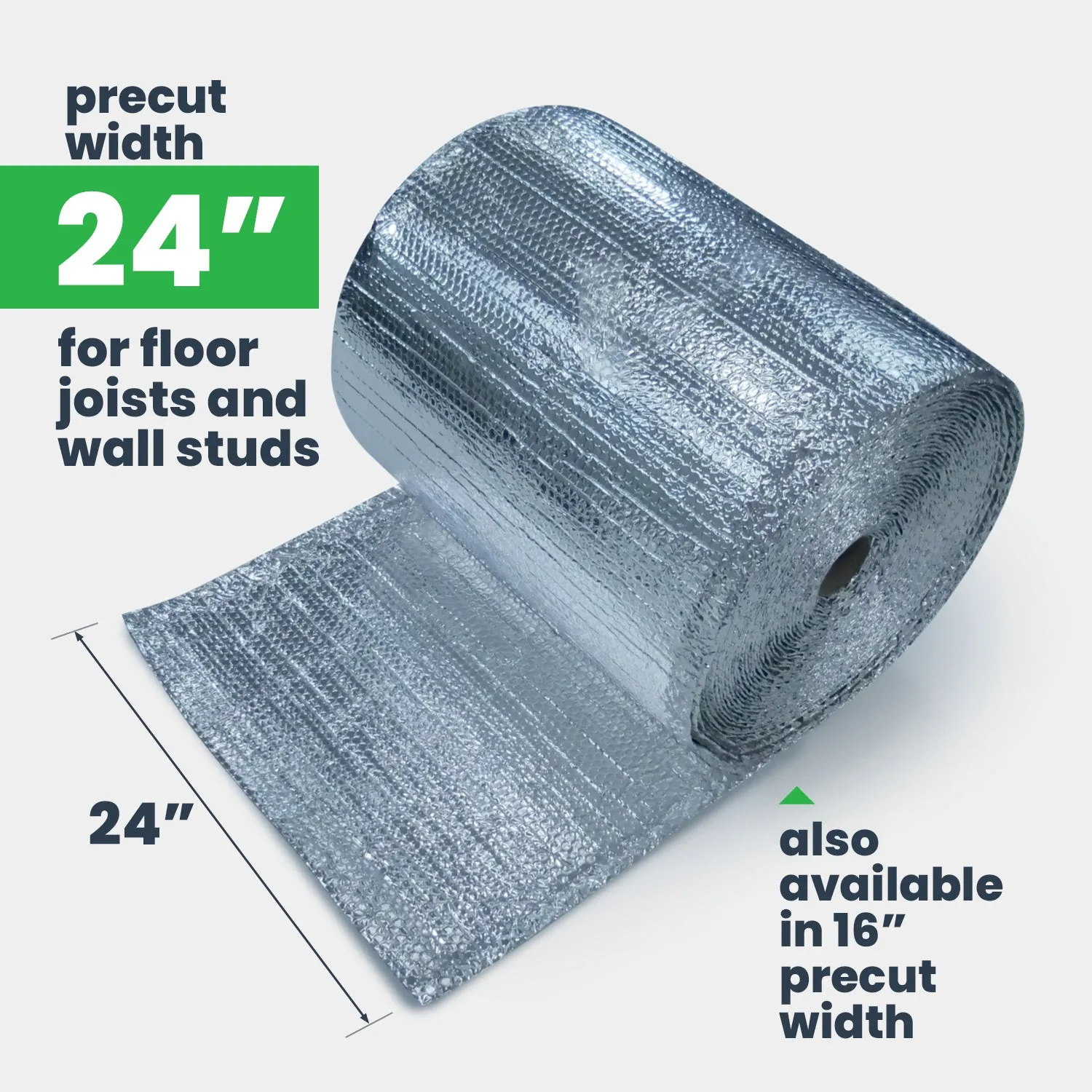 Floor Joist Insulation - 24" x 125' (250 sq. ft.)