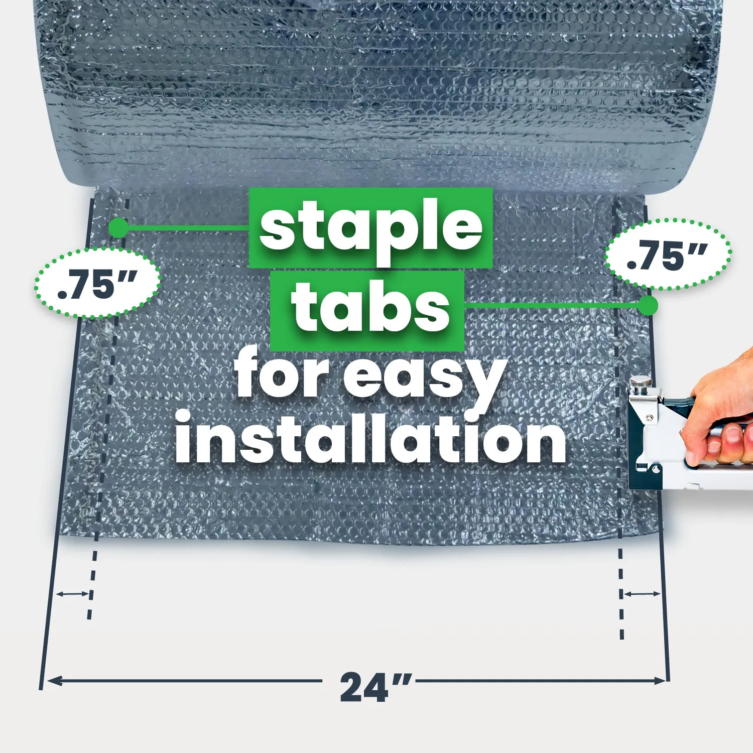 Floor Joist Insulation - 24" x 125' (250 sq. ft.)