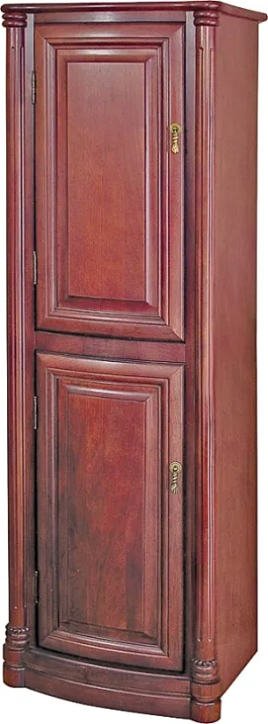 Foremost WIS1754 Floor Cabinet, 2-Door, 2-Shelf, 4-Drawer, Wood, Deep Cherry :EA: QUANTITY: 1
