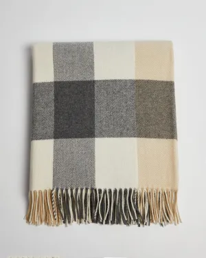Foxford Classic Check Lambswool Throw