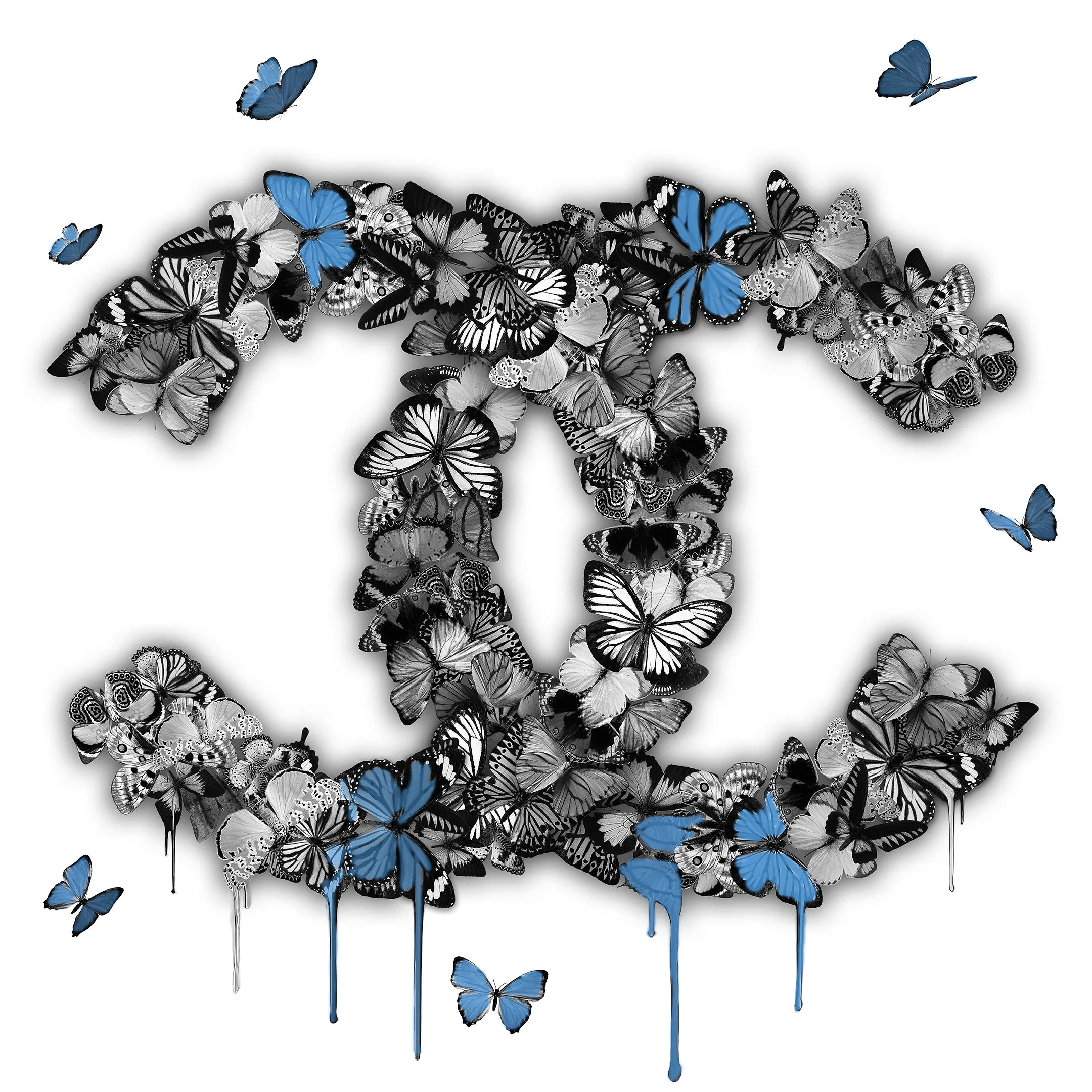 GATHER TOGETHER MONOCHROME & BLUE