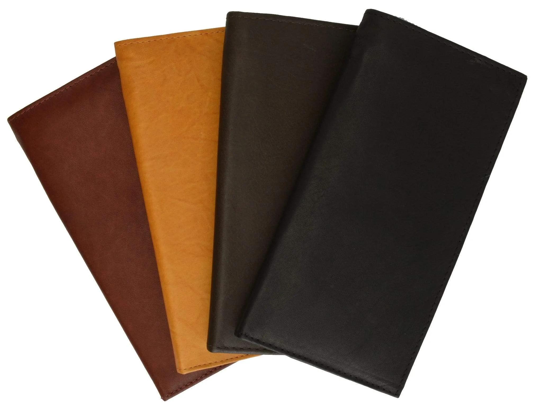 Genuine Leather Checkbook Cover Ladies Wallet Credit Card Holder 602 CF (C)