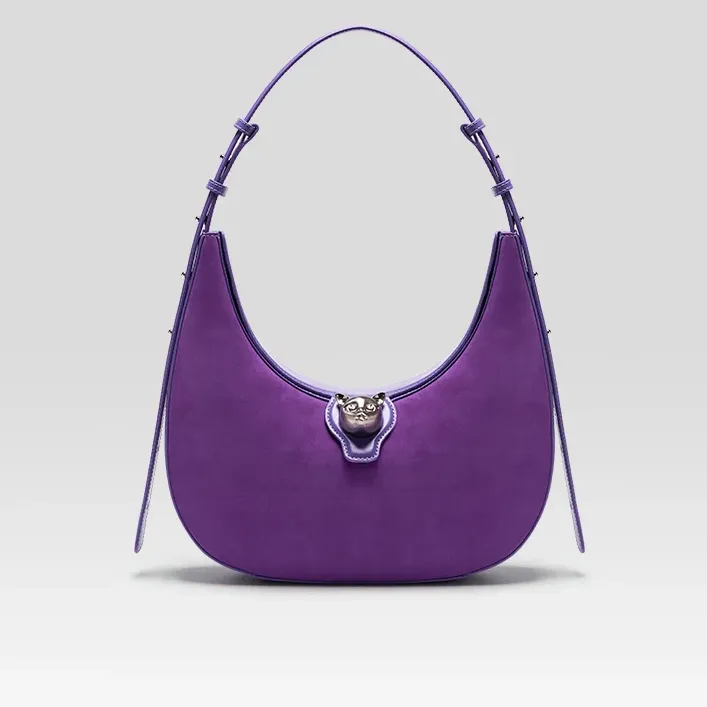 Genuine Leather Retro Shoulder Hobos Flap Bag