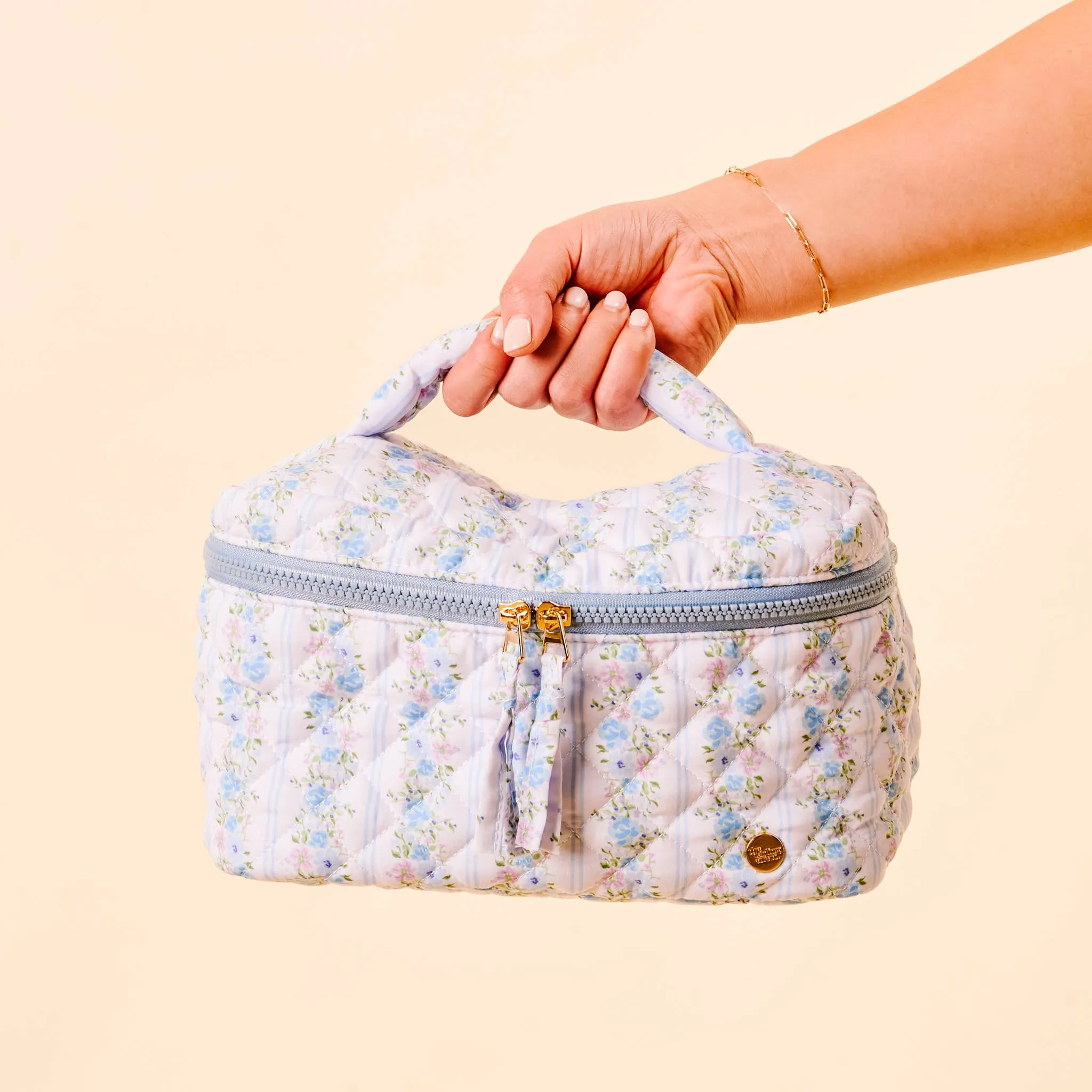 Glam & Go Quilted Cosmetic Bag
