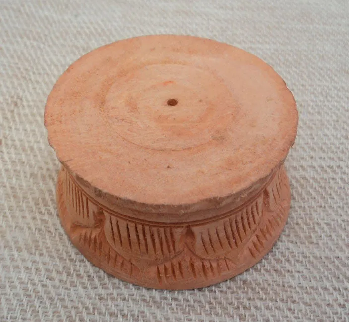 Gompa Design Wooden Incense Burner