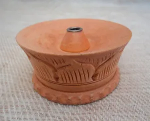 Gompa Design Wooden Incense Burner