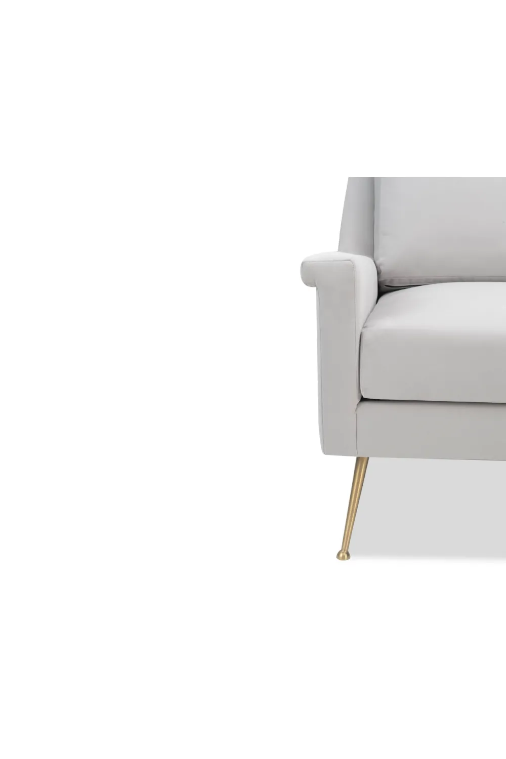 Gray Velvet 3-Seater Sofa | Liang & Eimil Lidmar
