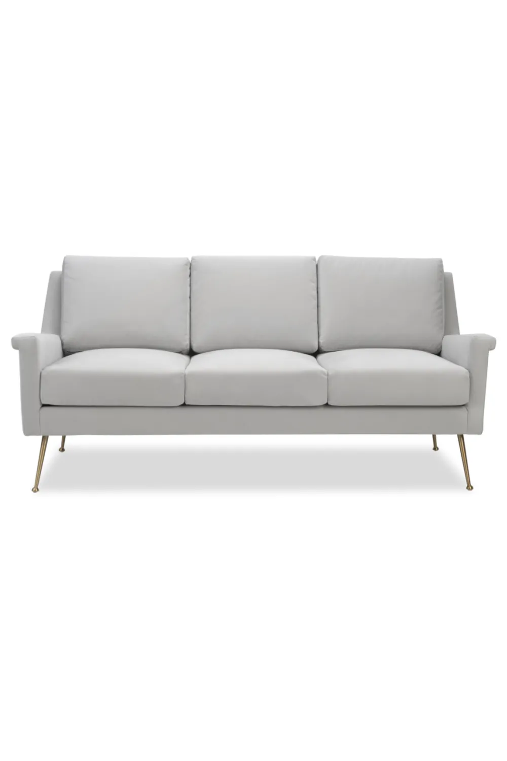 Gray Velvet 3-Seater Sofa | Liang & Eimil Lidmar