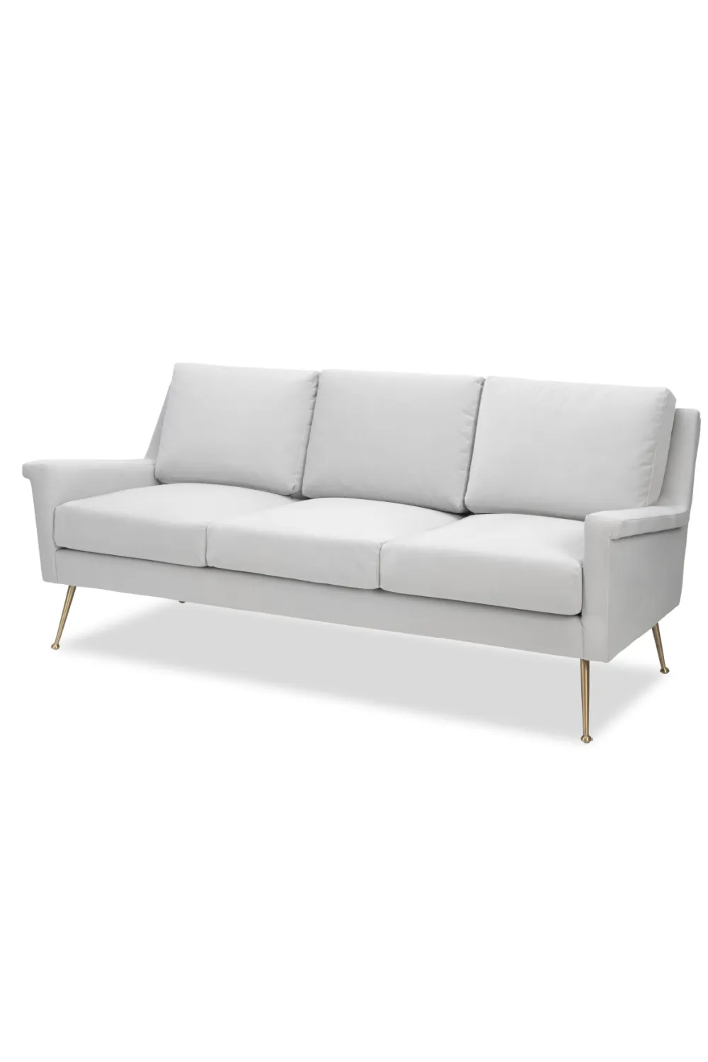 Gray Velvet 3-Seater Sofa | Liang & Eimil Lidmar