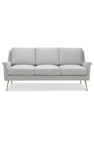 Gray Velvet 3-Seater Sofa | Liang & Eimil Lidmar