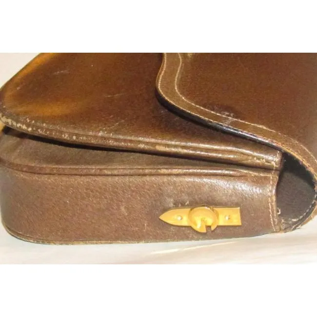 Gucci Vintage Purses Brown Soft Gg Supreme Clutch