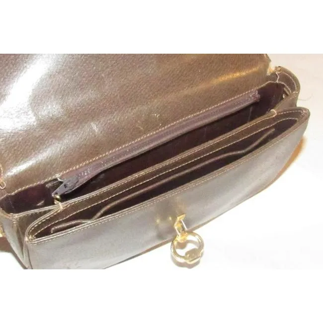Gucci Vintage Purses Brown Soft Gg Supreme Clutch