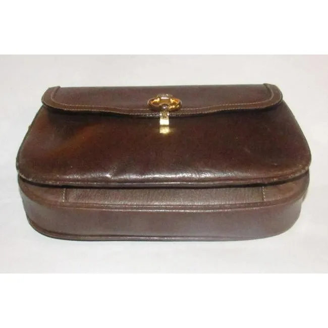 Gucci Vintage Purses Brown Soft Gg Supreme Clutch