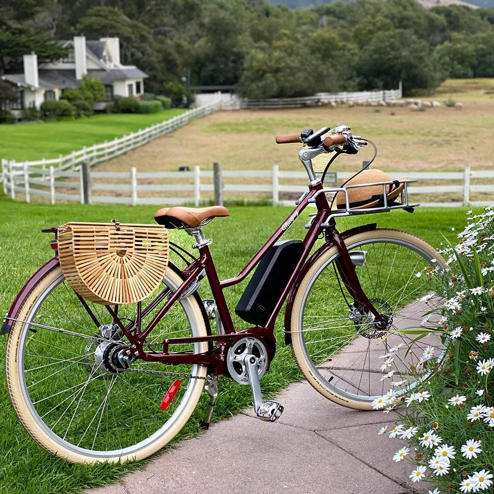 Half Circle Bamboo Bike Bag