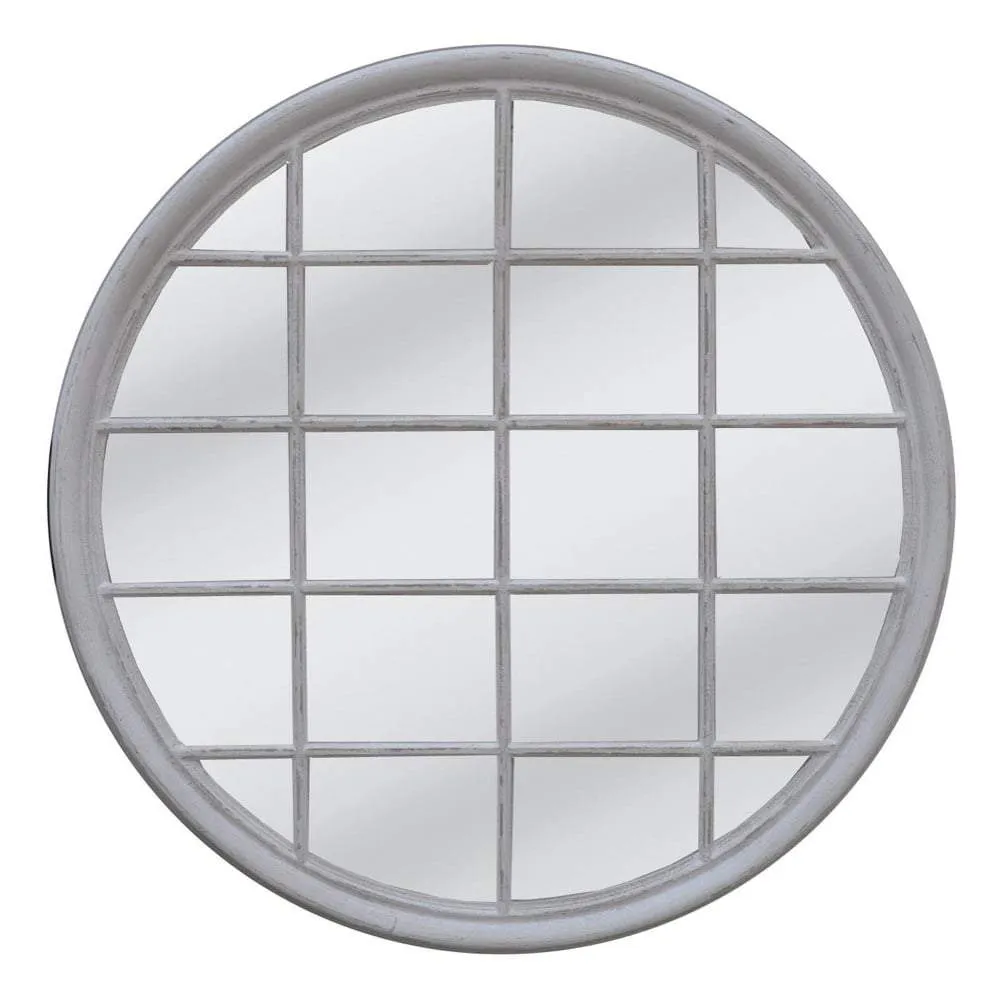 Hamptons Round Mirror 120x120cm
