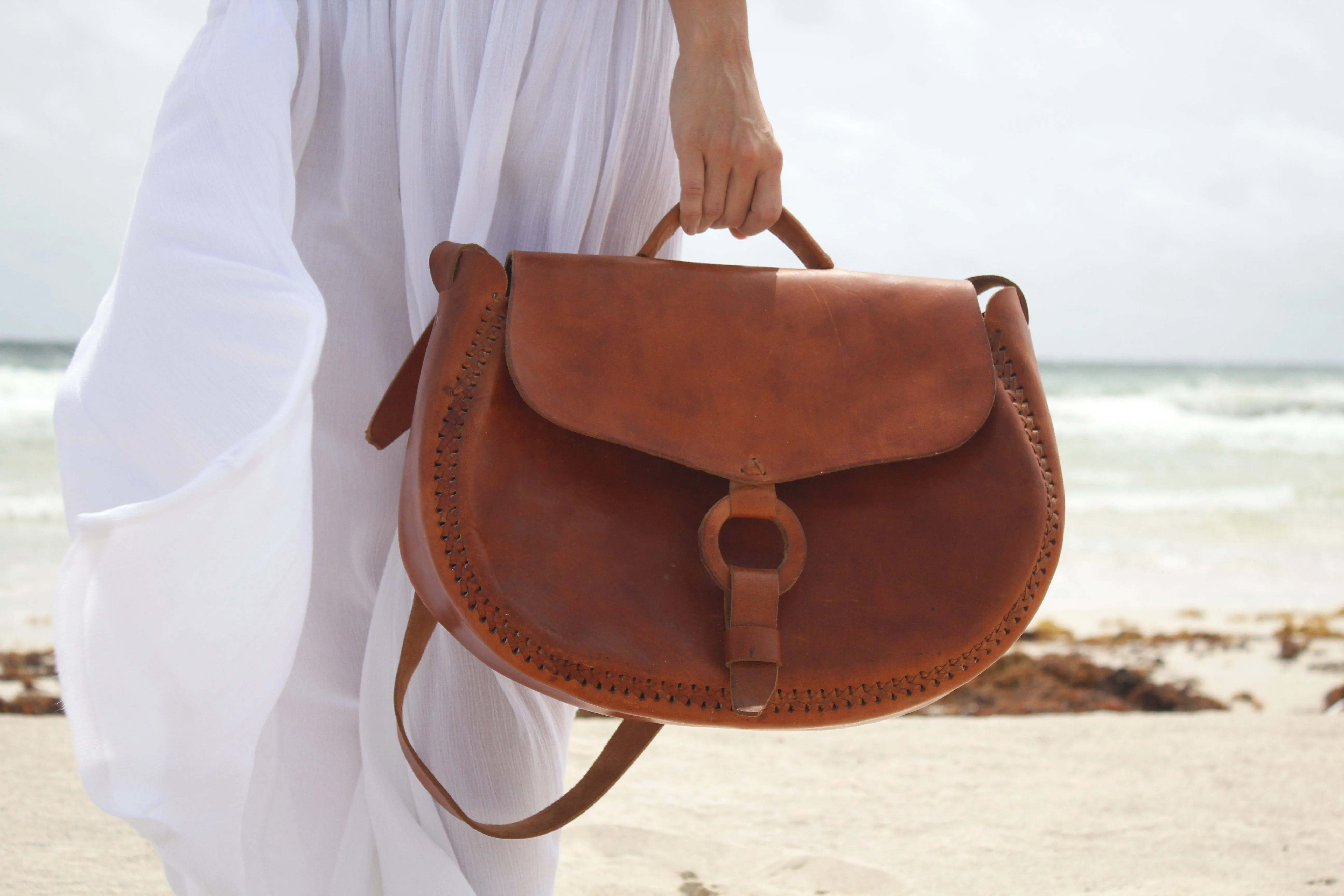 Harrison Large Saddle Tote