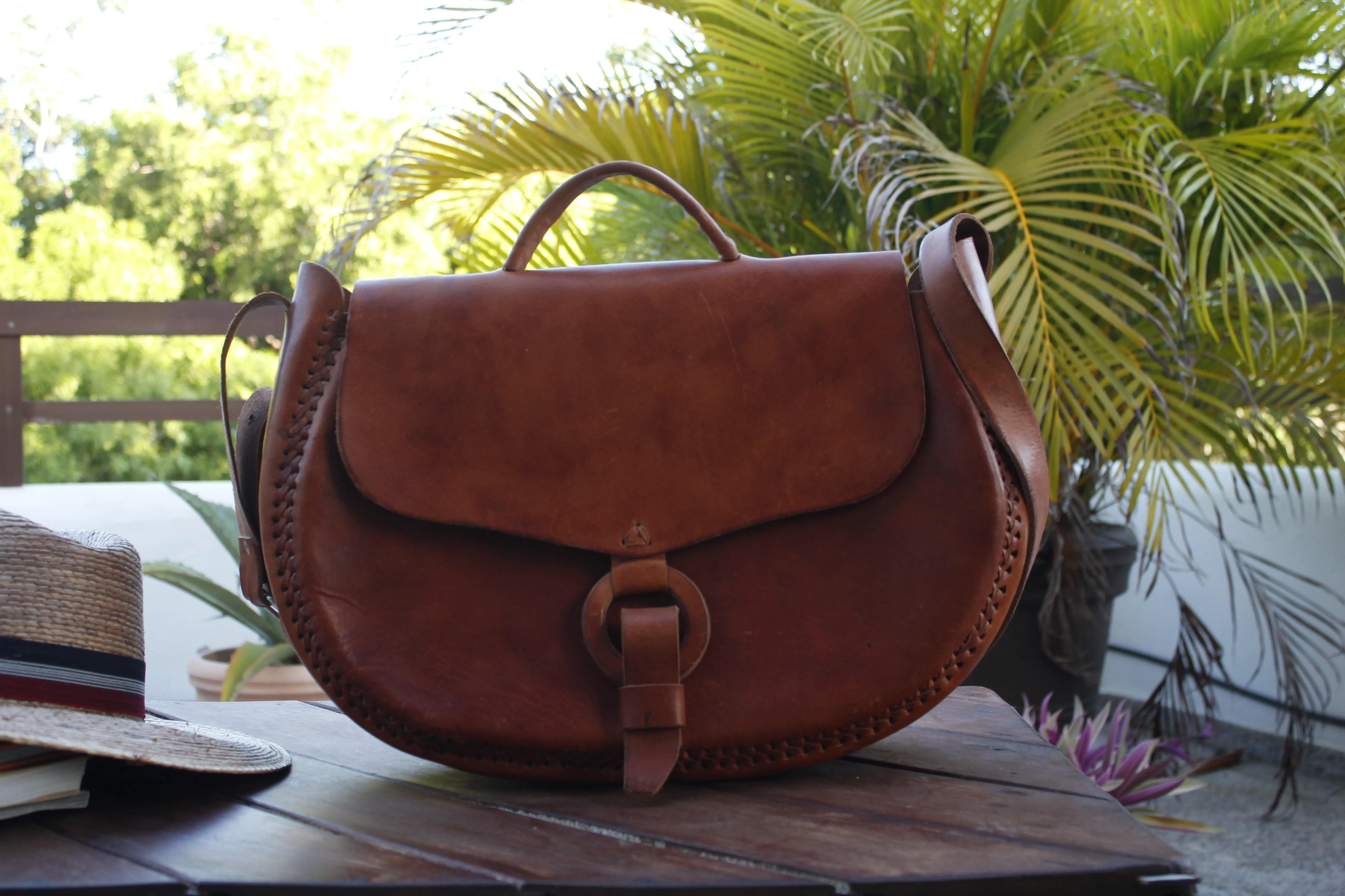 Harrison Large Saddle Tote