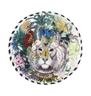 JUNGLE KING OPIAT cotton satin pillow