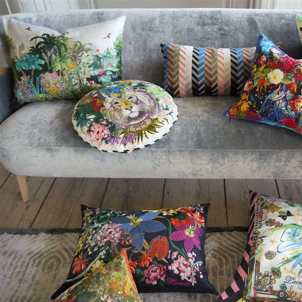JUNGLE KING OPIAT cotton satin pillow