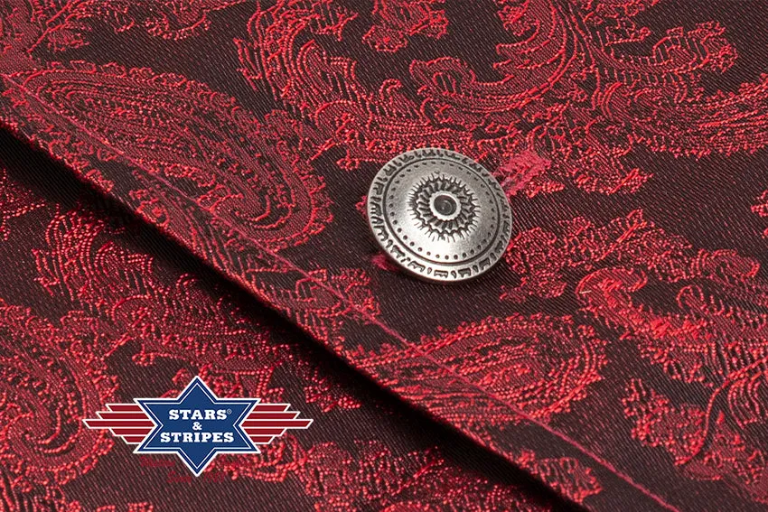 King Red Men's Western Waistcoat