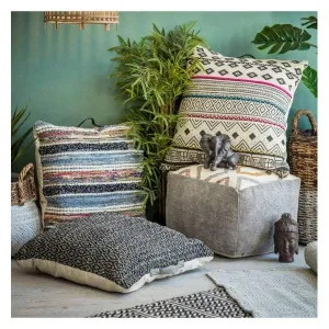 Kodava Floor Cushion Black
