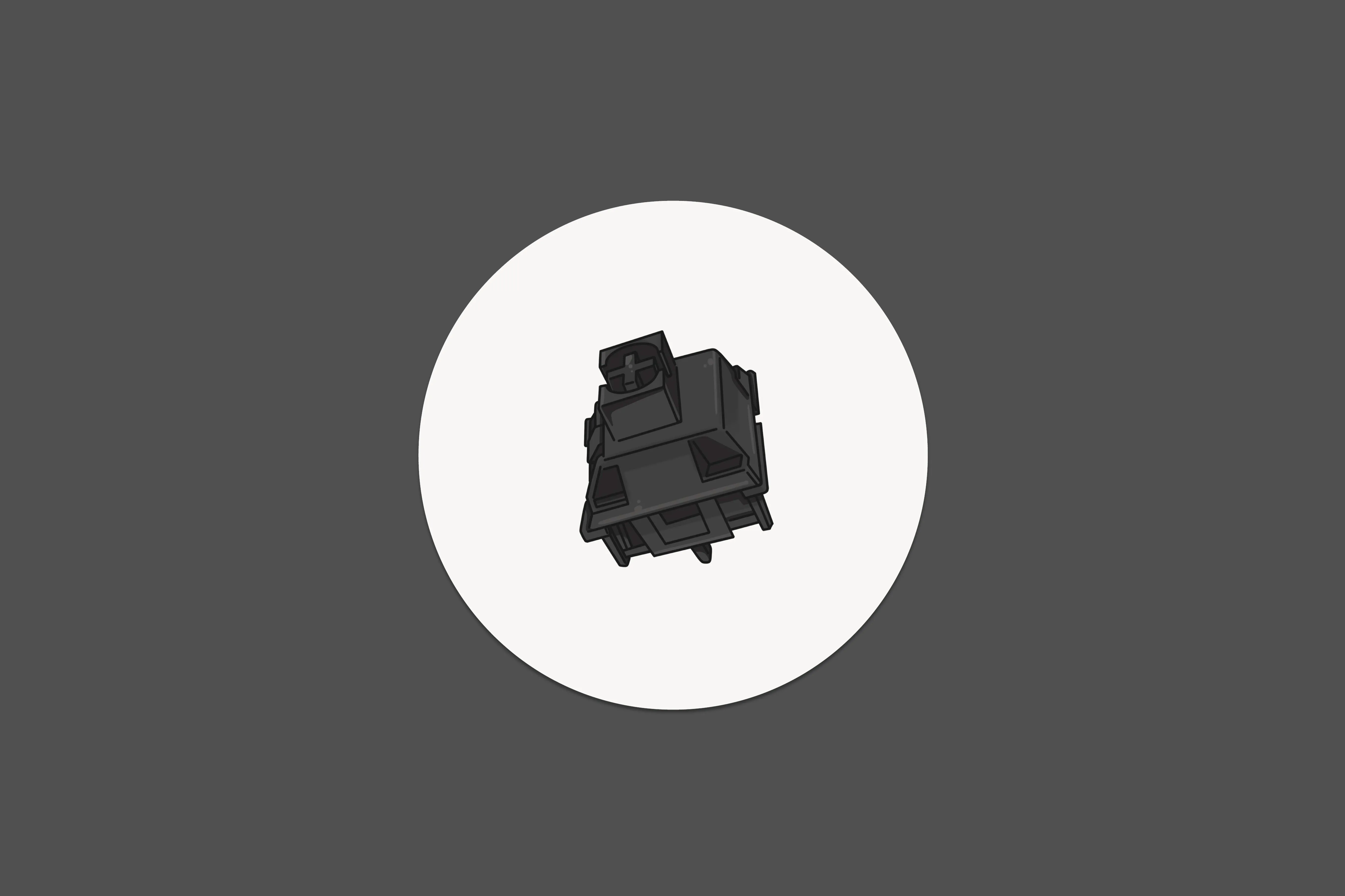 KTT Monochrome Coasters - Onyx