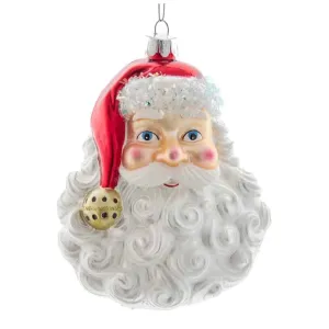Kurt Adler Noble Gems™ Glass Santa Head Ornament
