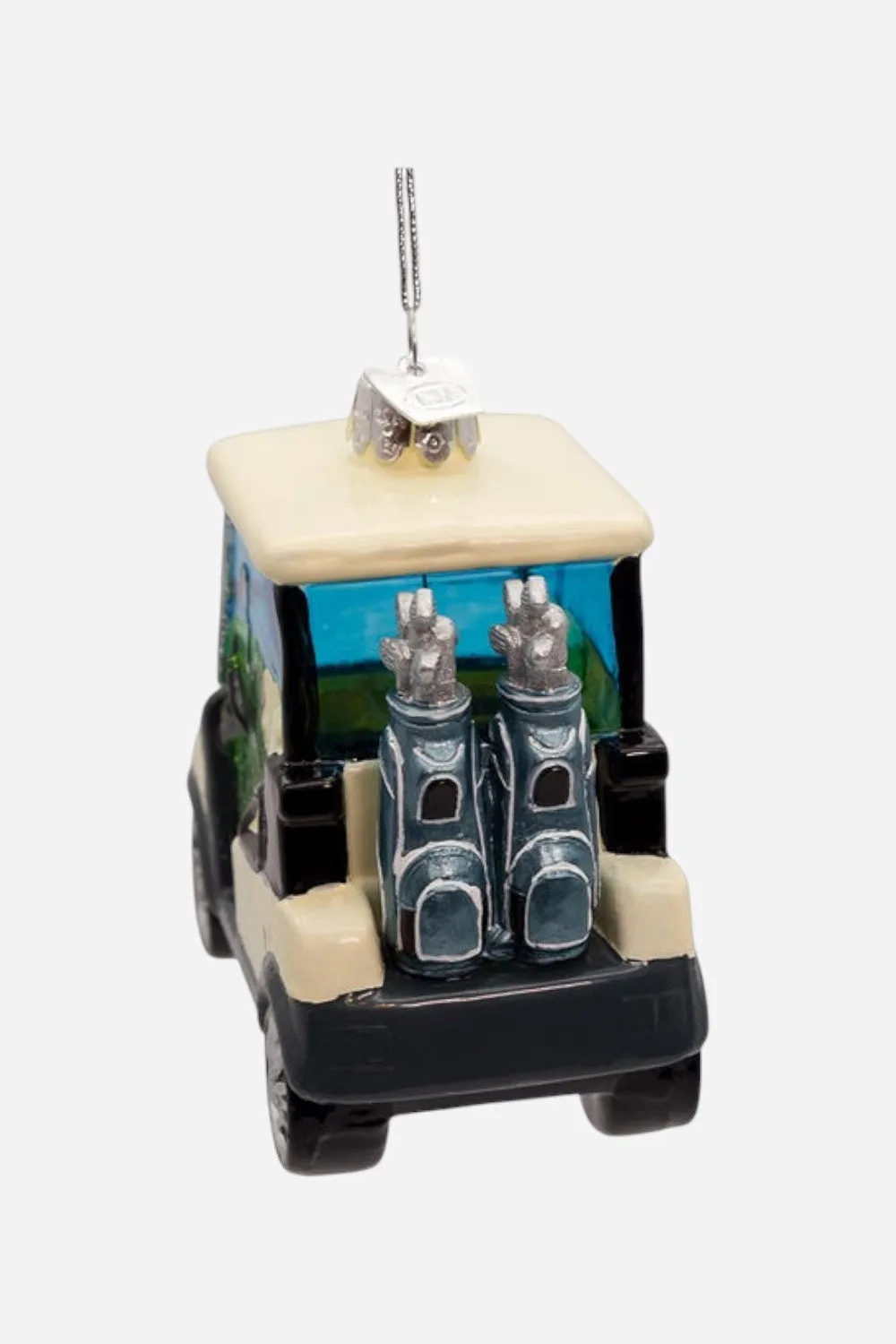 Kurt S. Adler Noble Gems Glass Golf Cart Ornament