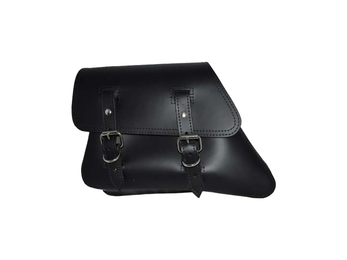 La Rosa Design Solo Swing Arm Left Saddle Bag Black For 82-03 Sportster