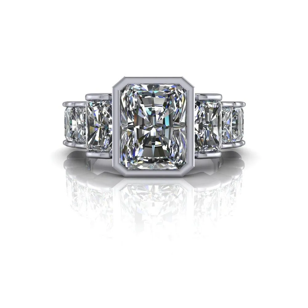 Lane No. 1 Simulated Diamond Ring