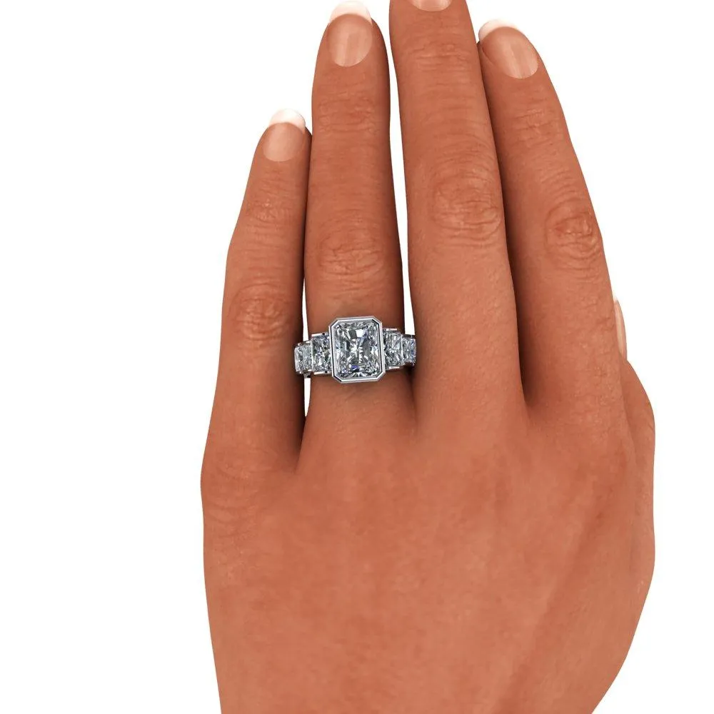 Lane No. 1 Simulated Diamond Ring