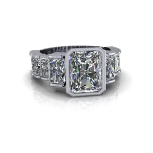 Lane No. 1 Simulated Diamond Ring
