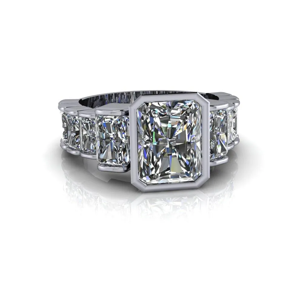 Lane No. 1 Simulated Diamond Ring