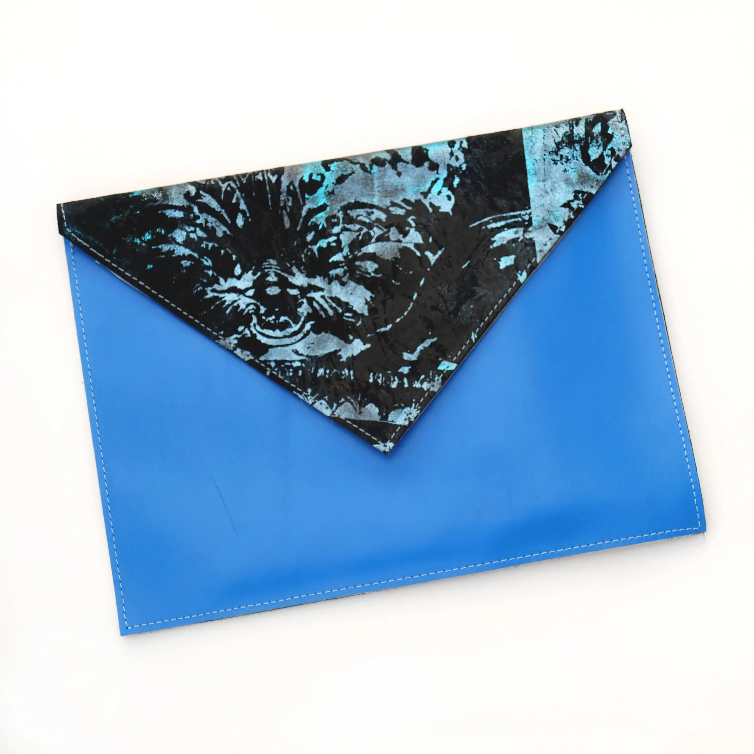 Large Leather Envelope Clutches