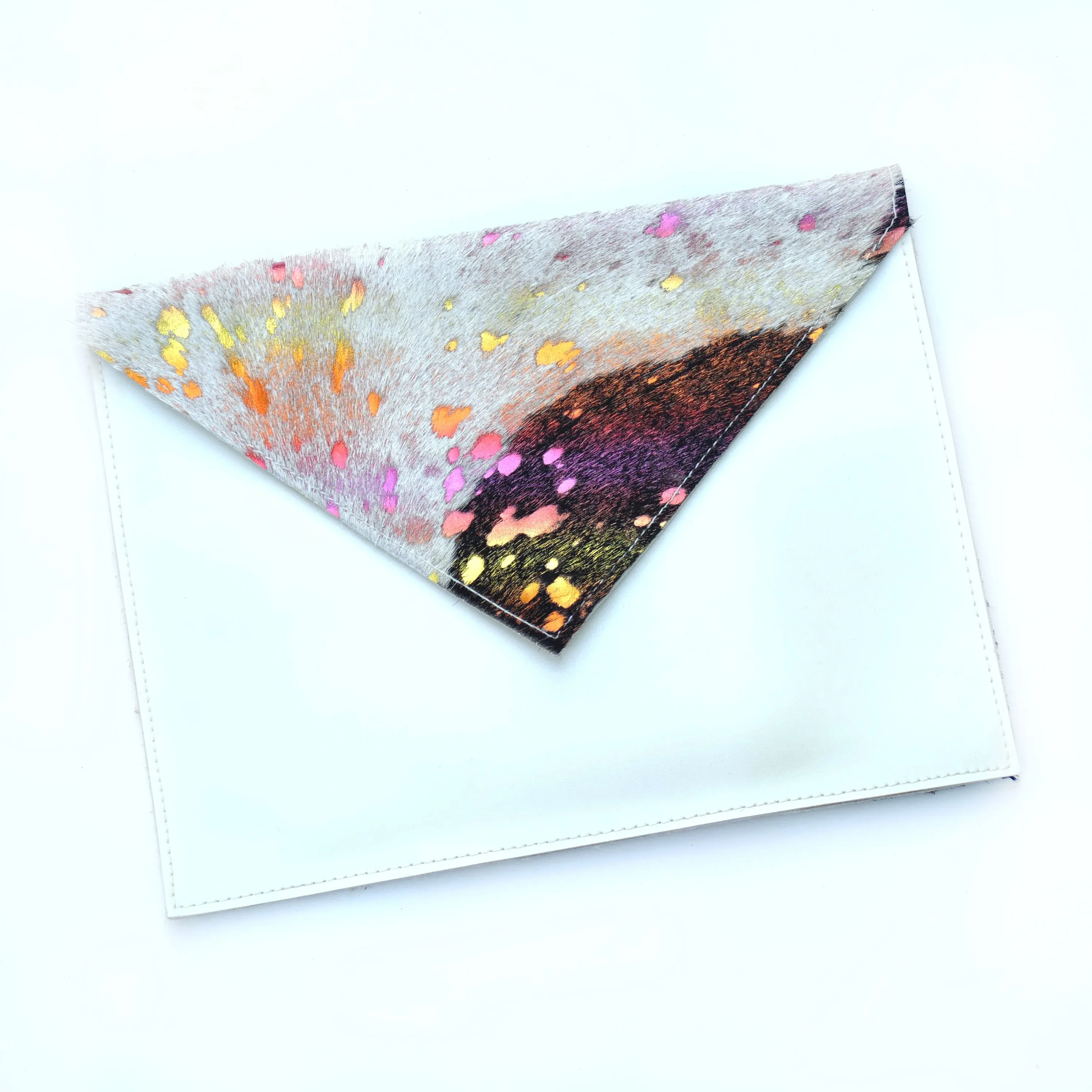 Large Leather Envelope Clutches