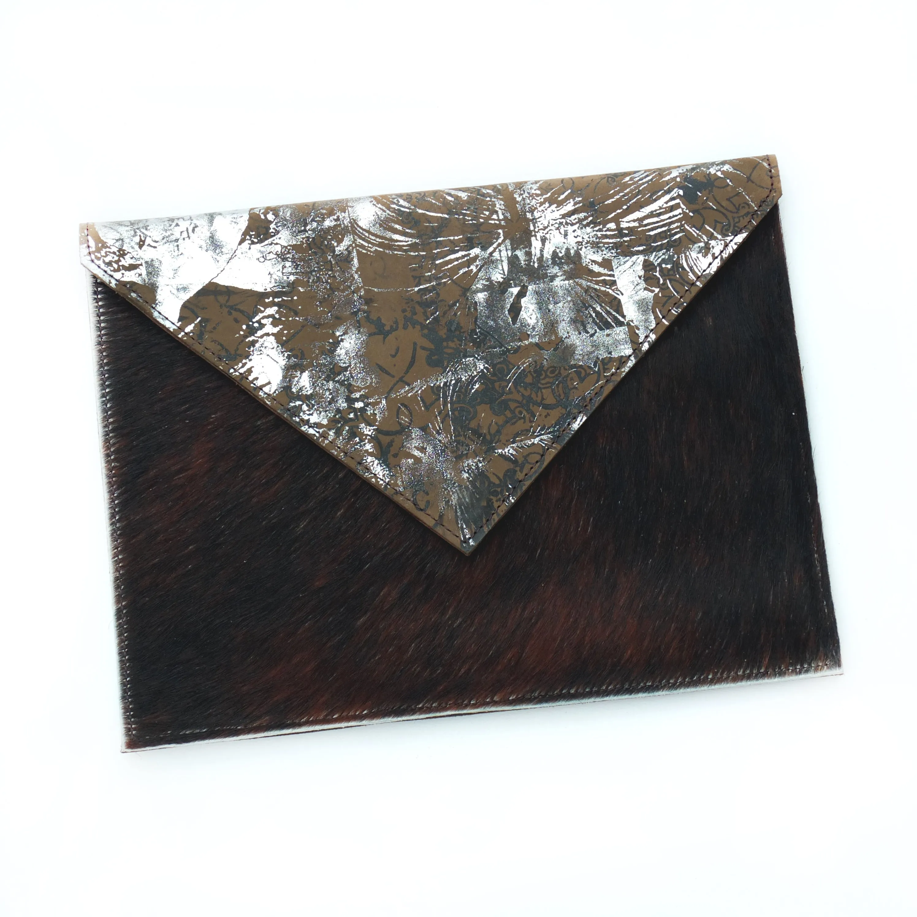 Large Leather Envelope Clutches
