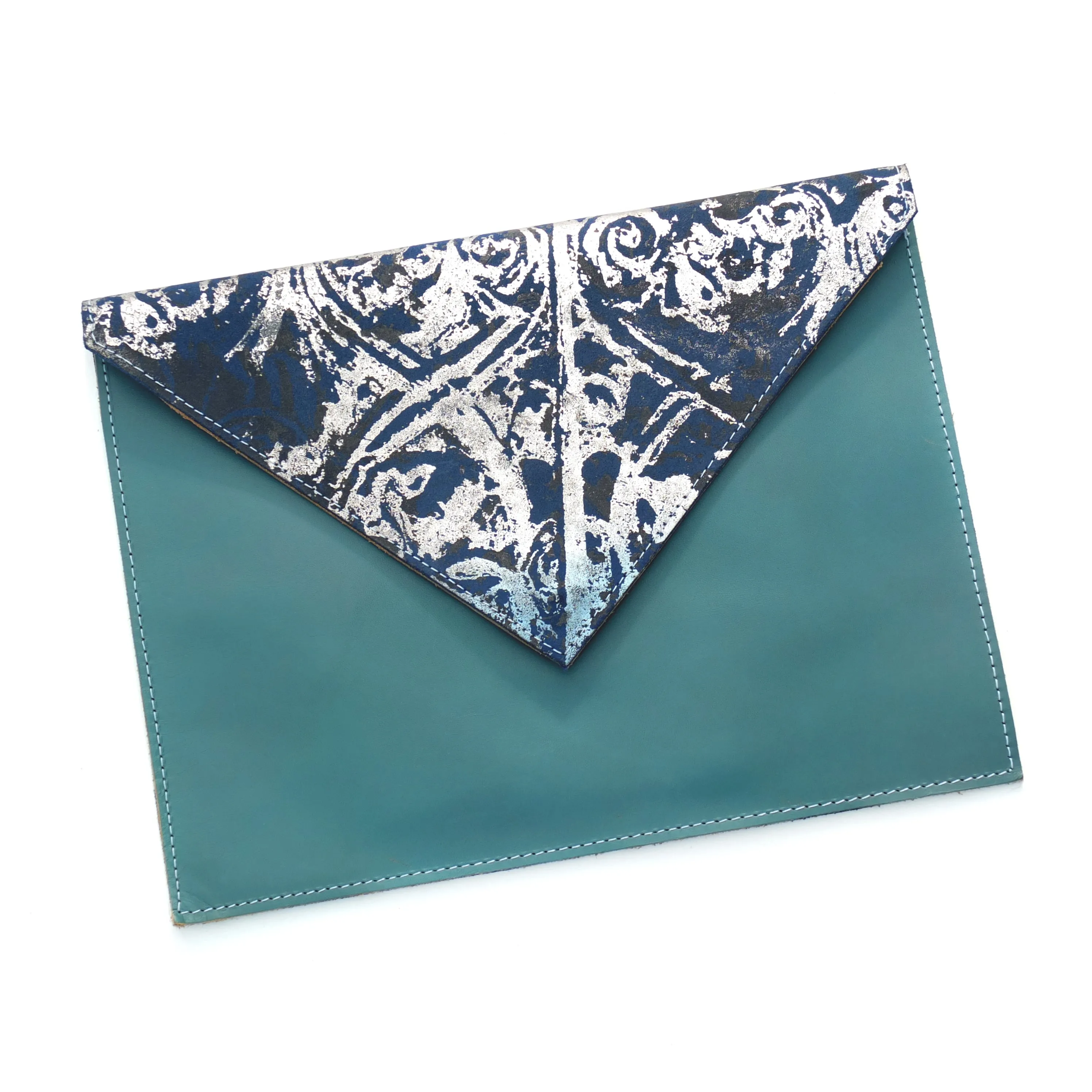 Large Leather Envelope Clutches