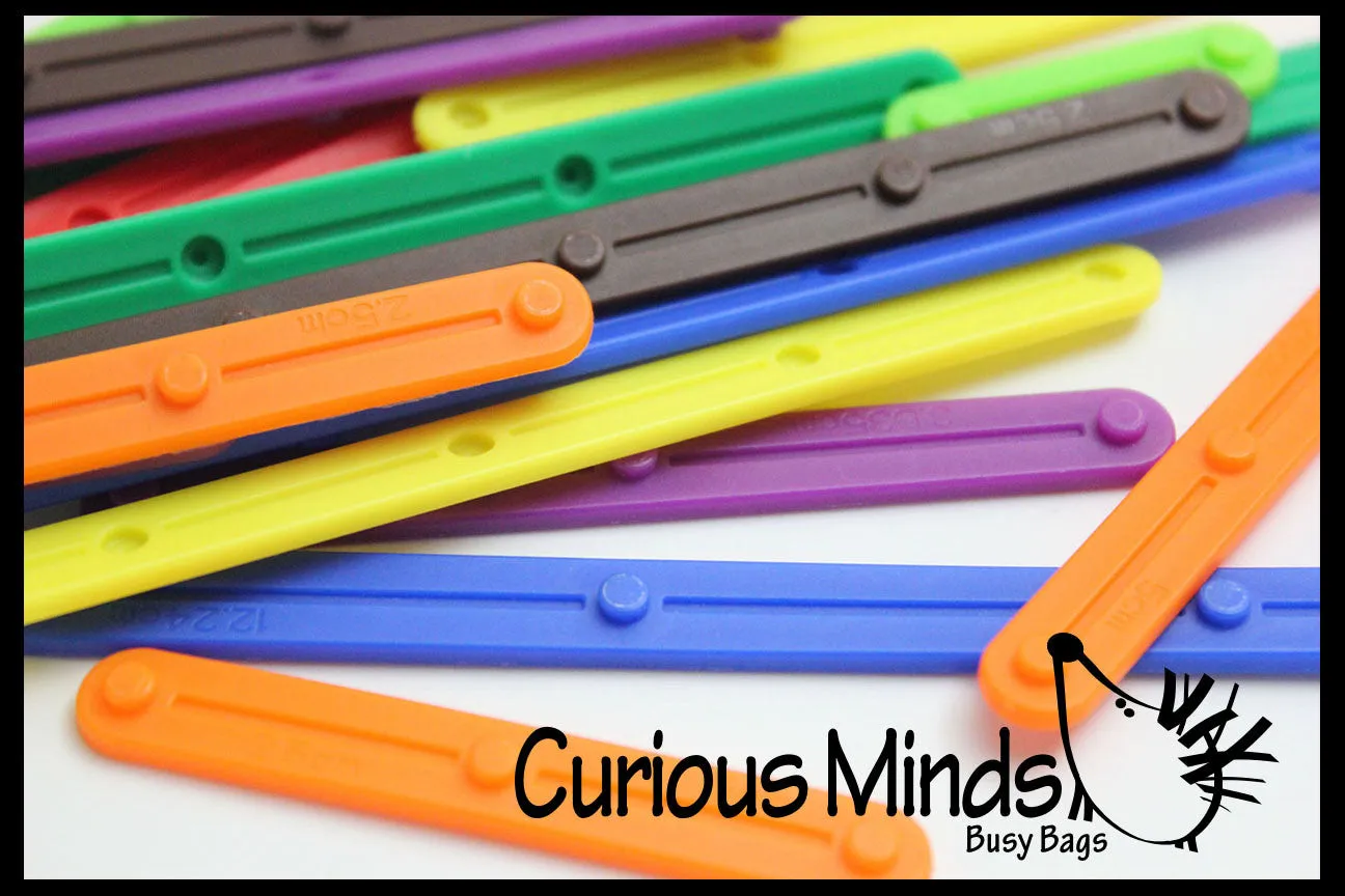 LAST CHANCE - LIMITED STOCK  - Creating Animals and Objects with Snap Together Plastic Sticks - Follow the Pattern - Learning activity