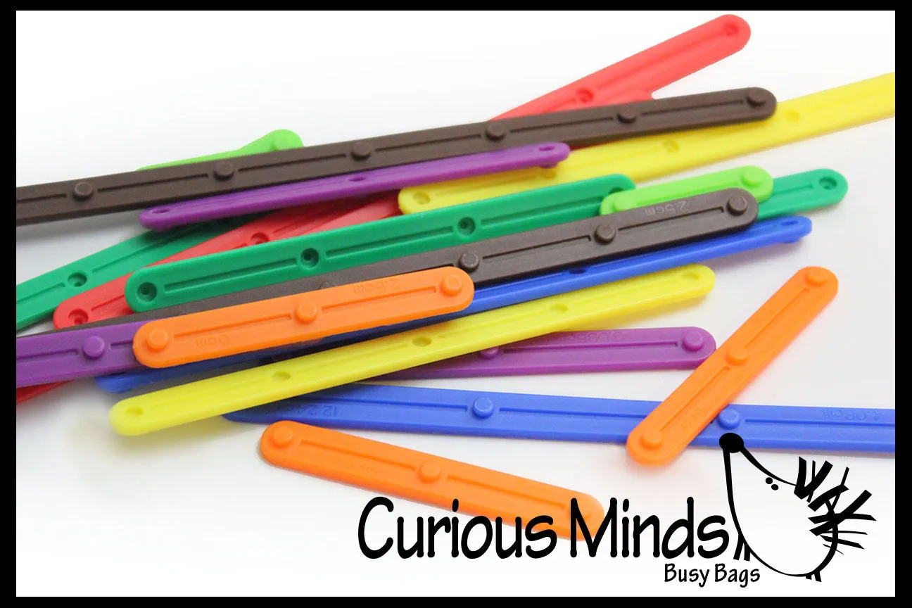 LAST CHANCE - LIMITED STOCK  - Creating Animals and Objects with Snap Together Plastic Sticks - Follow the Pattern - Learning activity