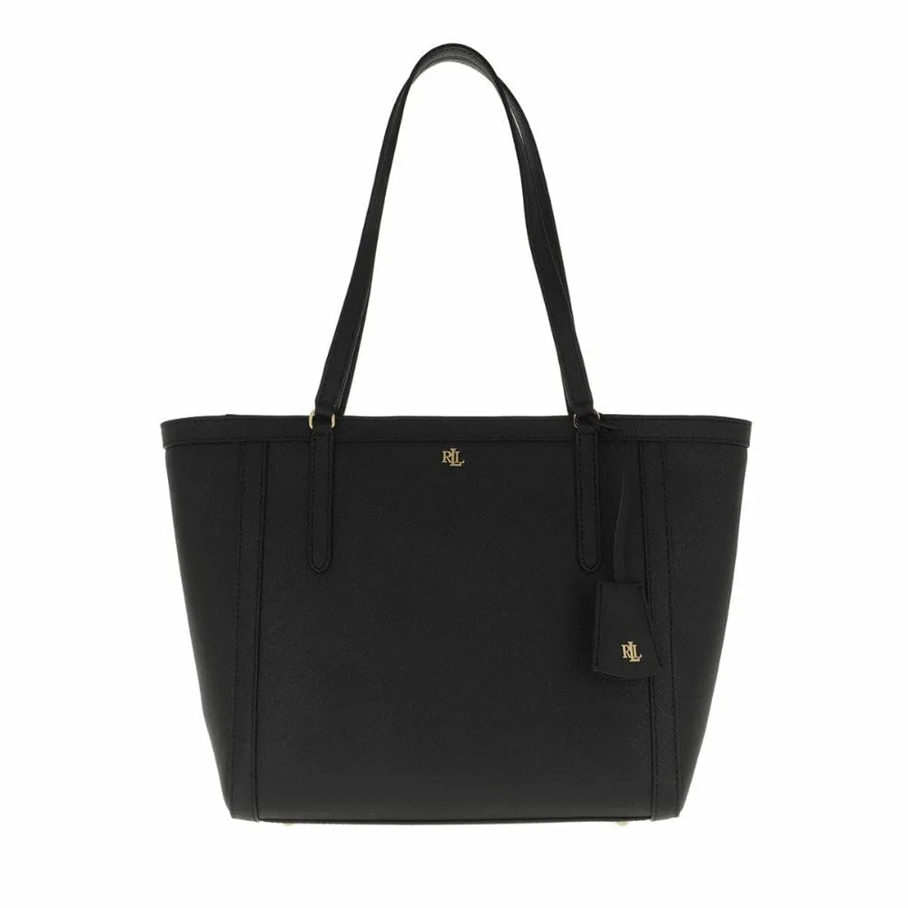Lauren Ralph Lauren Clare Medium Tote Bag In Black