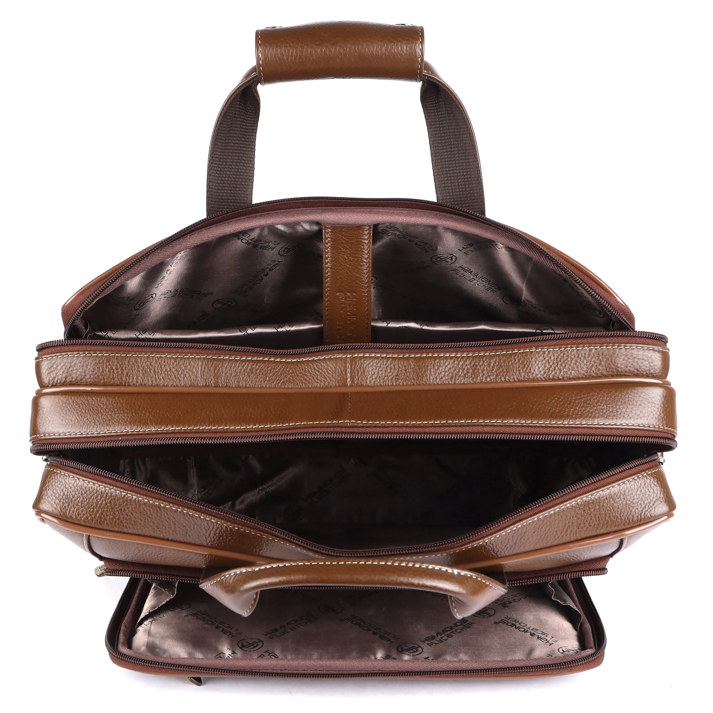 Leather Office Laptop Bags For Mens - Fits Up to 16-inch Laptop/MacBook - 1 Year Warranty Included
