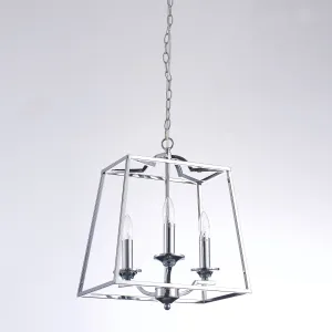 Lionnel Collection Metal & Glass Chandelier Lights