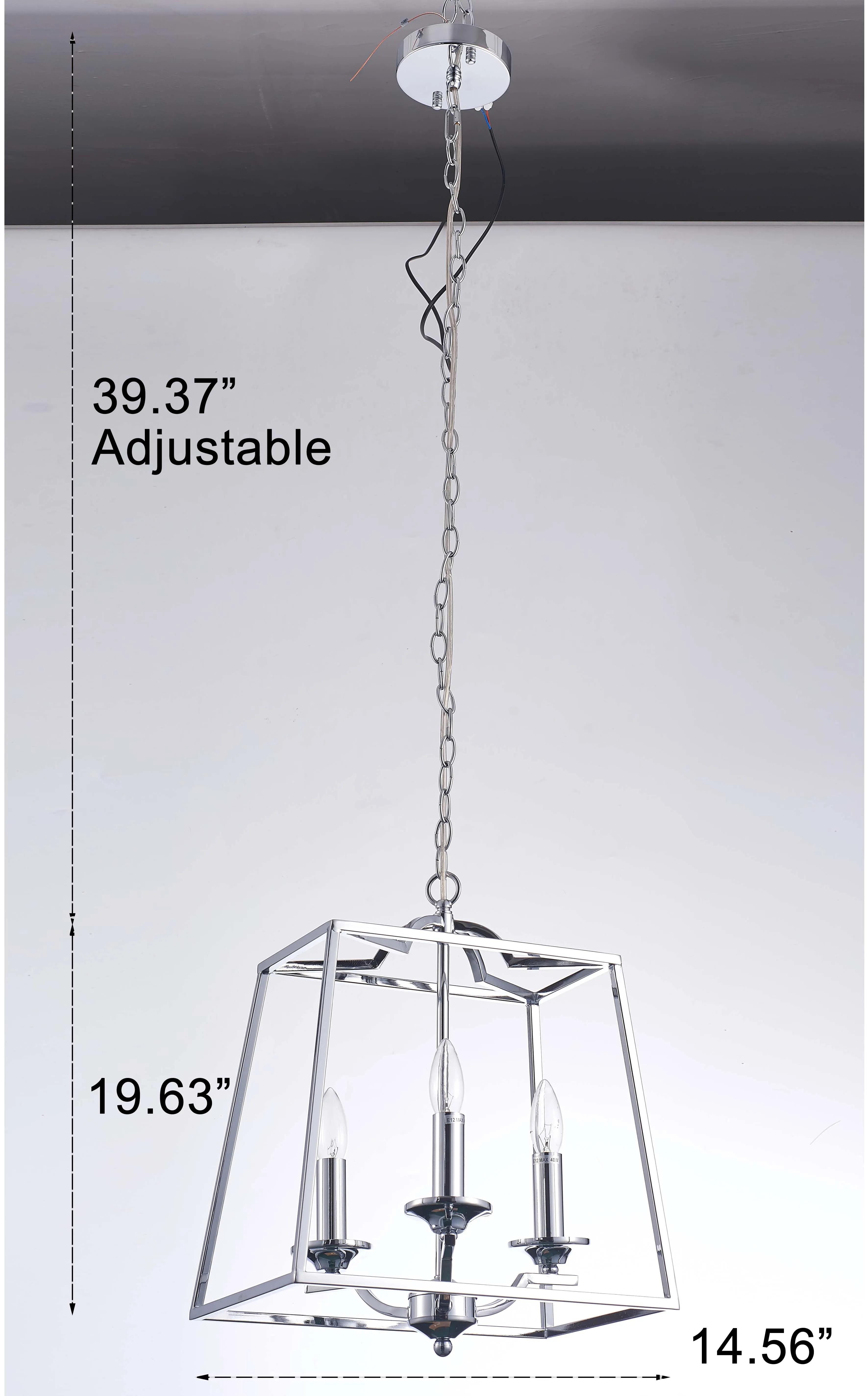 Lionnel Collection Metal & Glass Chandelier Lights