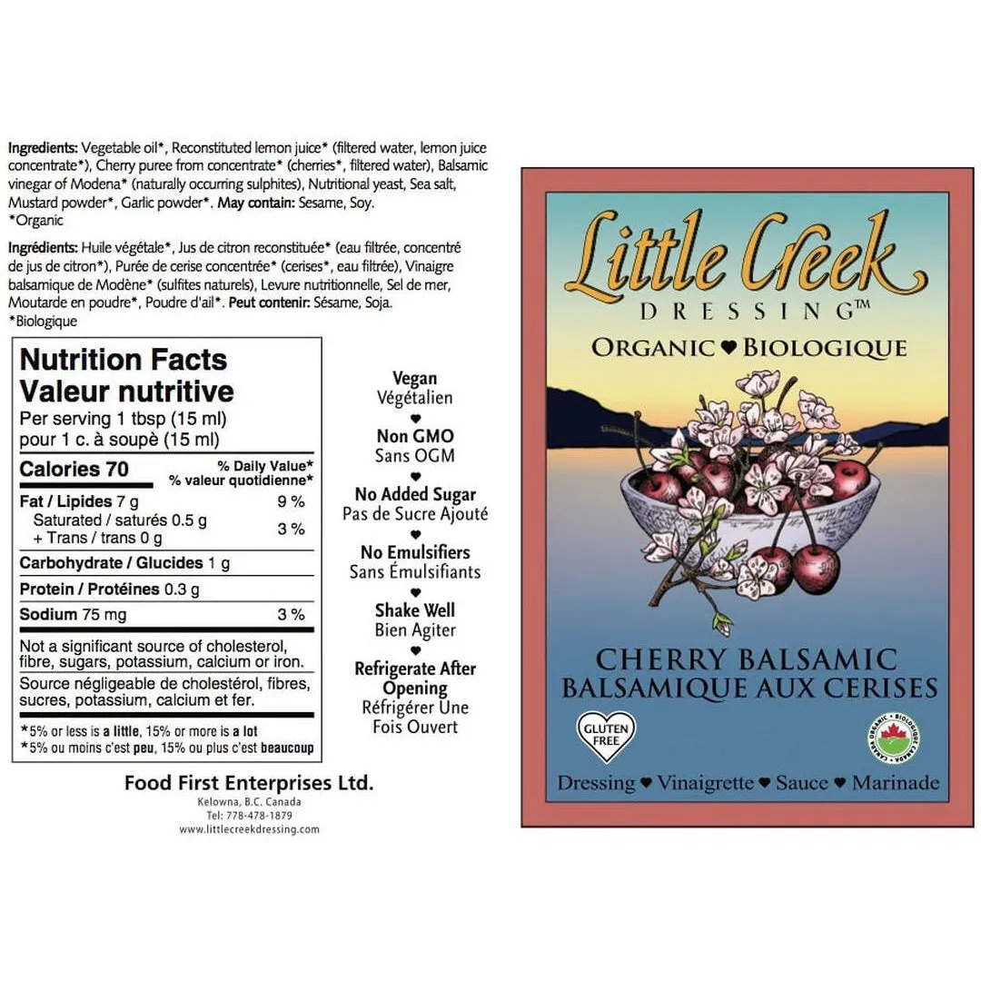 Little Creek Dressing Cherry Balsamic