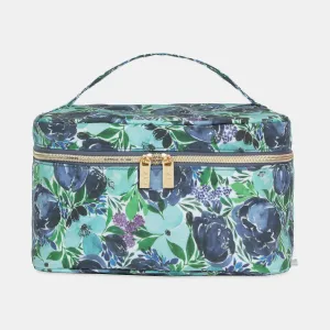Makeup Case - Flourish Blue
