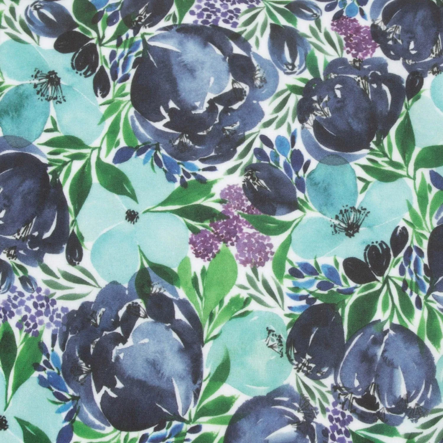 Makeup Case - Flourish Blue