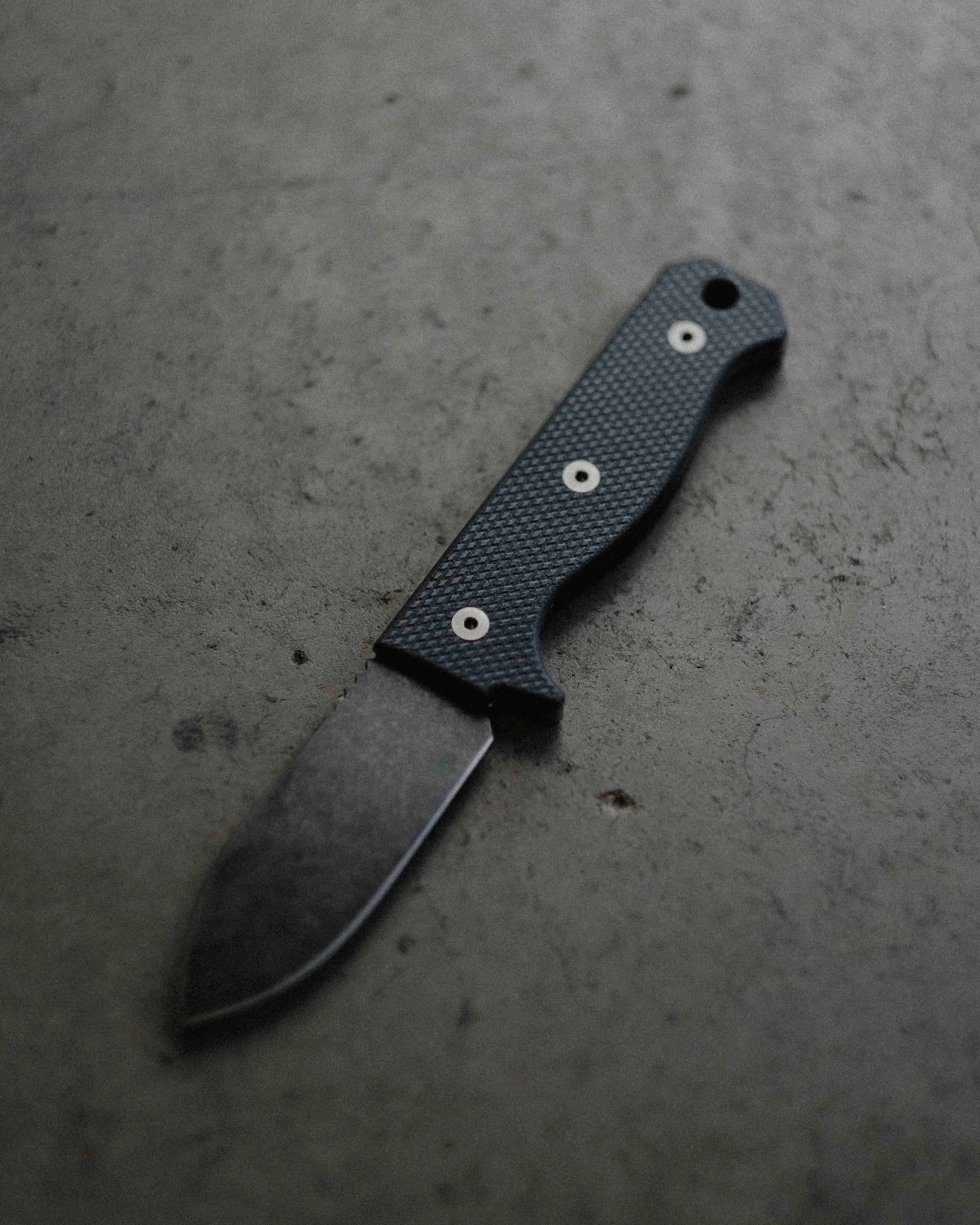 Maratac R4A D2 Tool & Camp Knife with G10 Black Scales