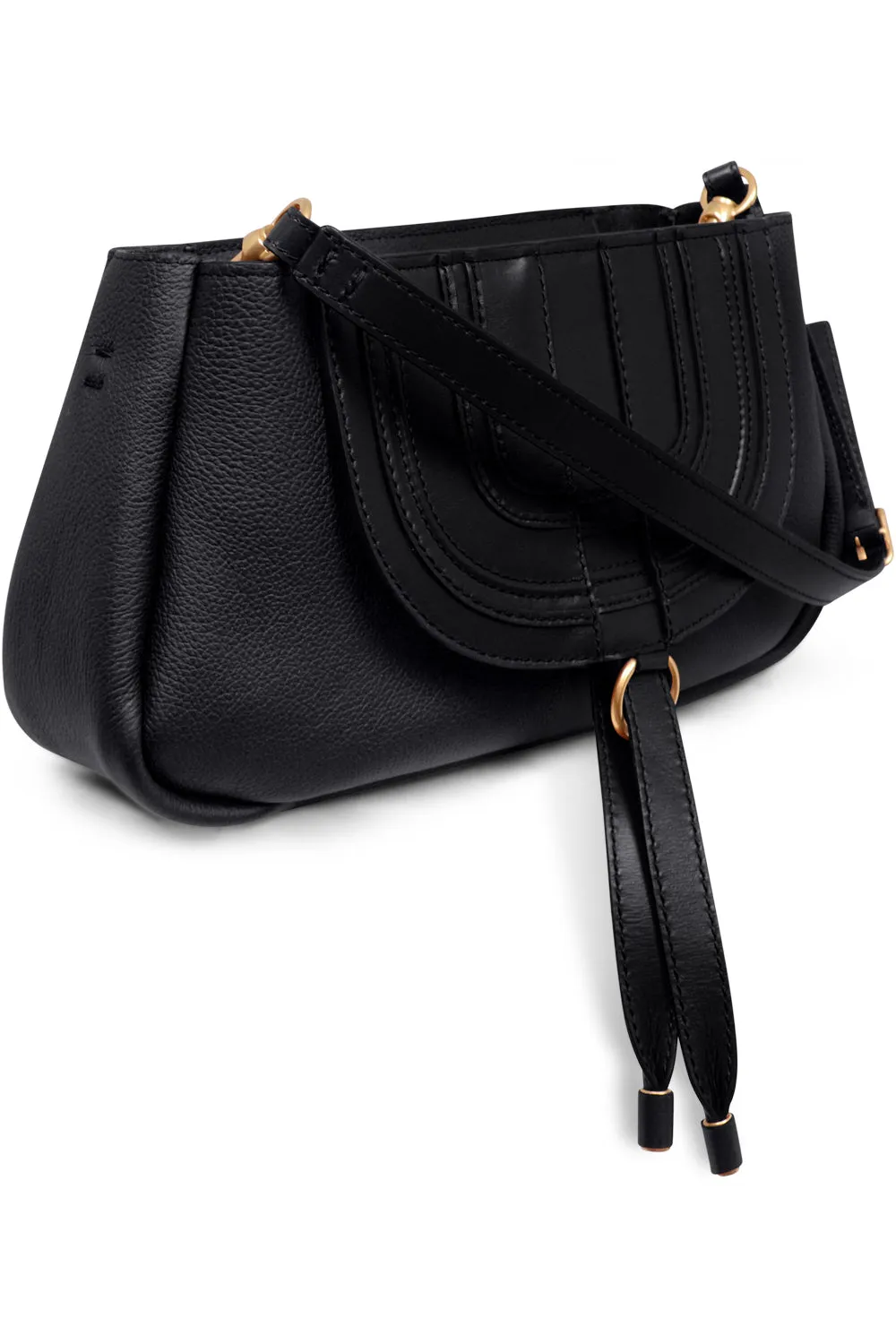 MARCIE SADDLE BAG | BLACK